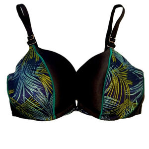 Victoria Secret Very Sexy Black Satin /design Push Up Padded Underwire B…